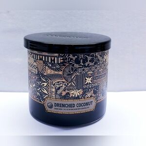 Goose Creek DRENCHED COCONUT Large 3-Wick Scented Candle, 14.5 oz